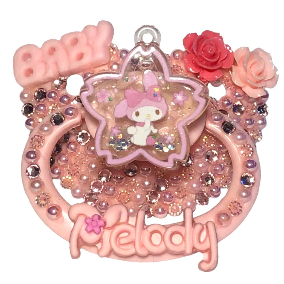 Baby Bear Pacis Adult Pacifier "Baby Melody" Pink Shaker Adult Paci (DDLG/ABDL)