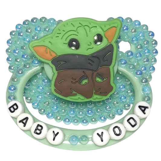 Baby Bear Pacis Adult Pacifier "Baby Yoda" Green Adult Paci (DDLG/ABDL)