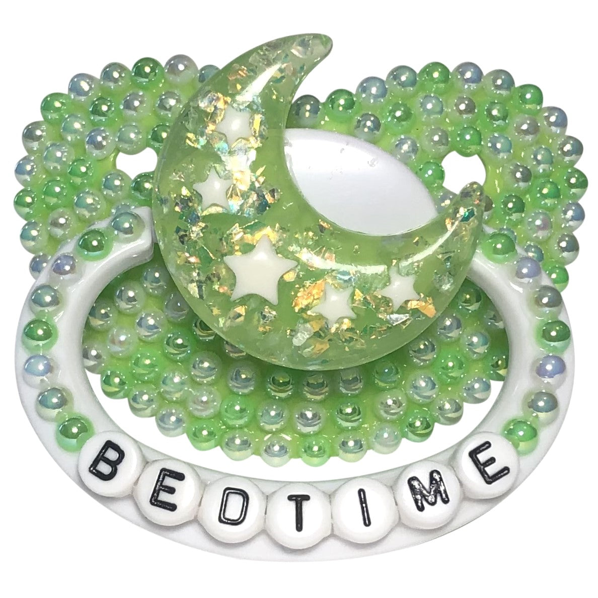 Baby Bear Pacis Adult Pacifier "Bedtime" Green Adult Paci (DDLG/ABDL)