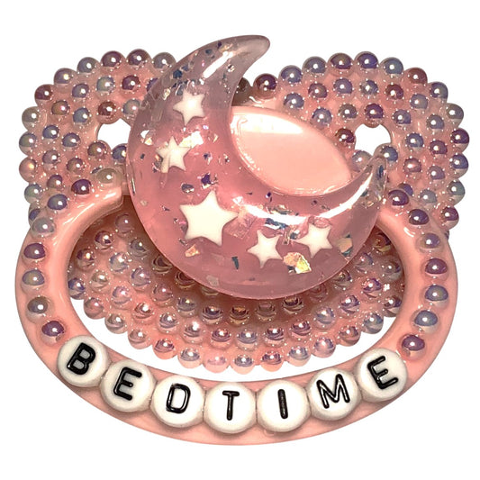 Baby Bear Pacis Adult Pacifier "Bedtime" Pink Adult Paci (DDLG/ABDL)