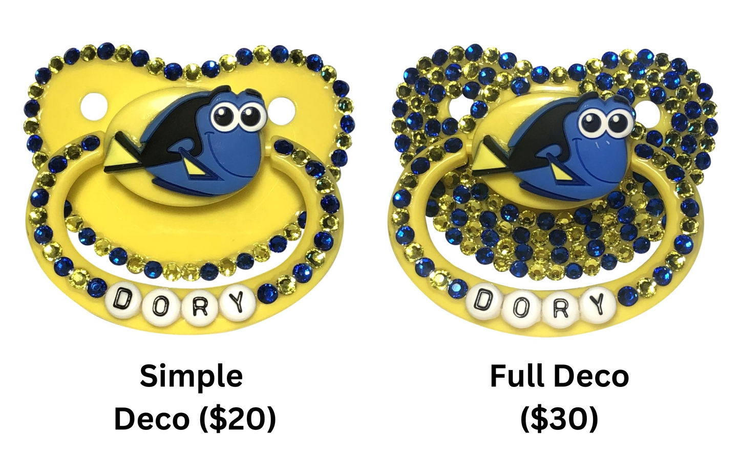 Baby Bear Pacis Adult Pacifier "Dory" Yellow Adult Paci (DDLG/ABDL)