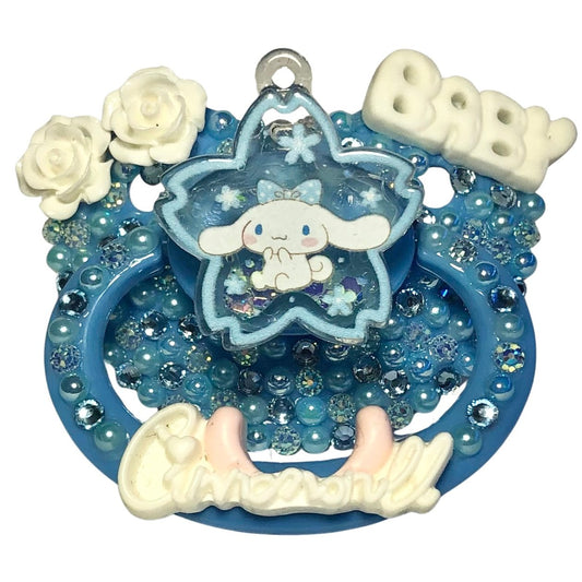 Baby Bear Pacis Adult Pacifier "Baby Cinnamoroll" Blue Shaker Adult Paci (DDLG/ABDL)