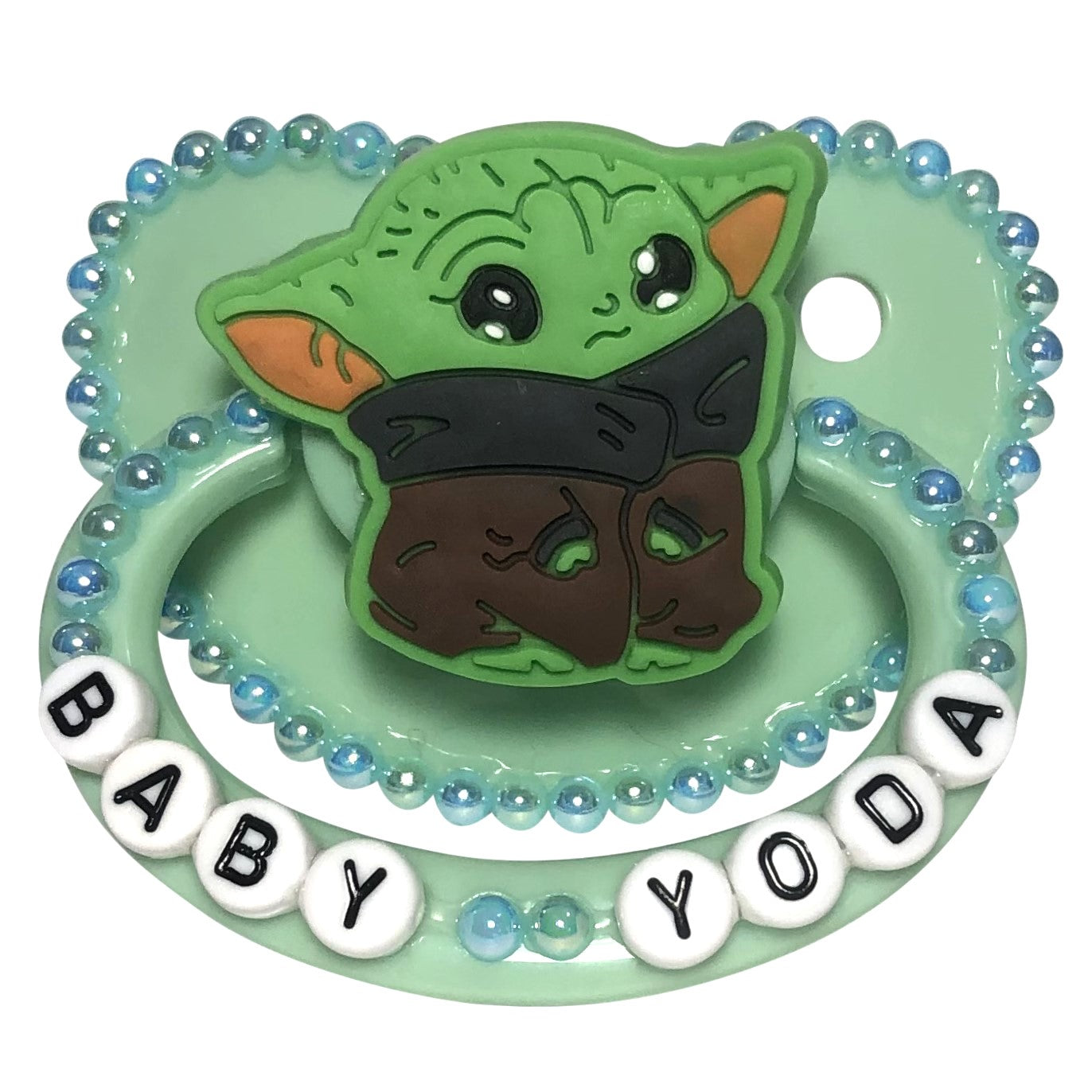 Baby Bear Pacis Adult Pacifier "Baby Yoda" Green Adult Paci (DDLG/ABDL)