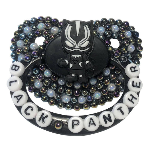 Baby Bear Pacis Adult Pacifier "Black Panther" Black Adult Paci (DDLG/ABDL) - BBP