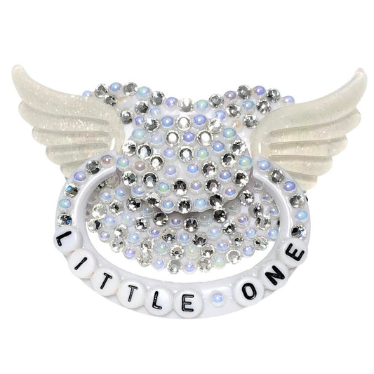 Baby Bear Pacis Adult Pacifier "Little One" White Wings Adult Paci (DDLG/ABDL) - BBP