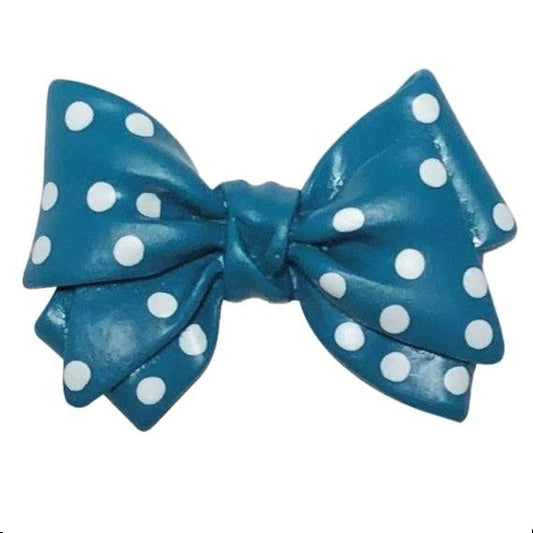 Centerpiece #376 (Turquoise Polka Dot Bow) - BBP