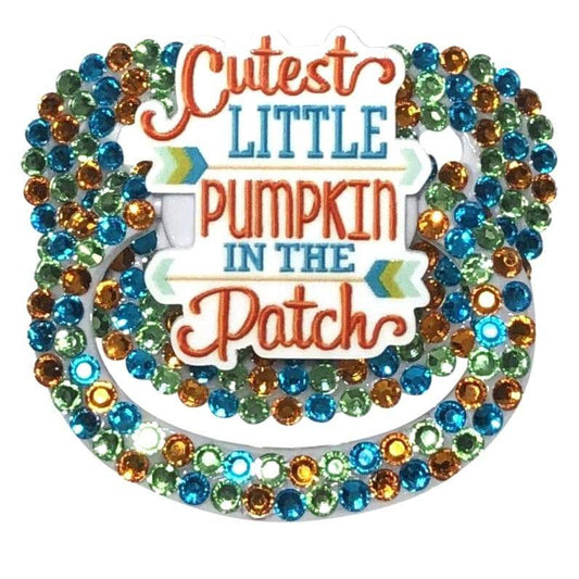 Baby Bear Pacis Adult Pacifier "Cutest Little Pumpkin In The Patch" White Adult Paci (DDLG/ABDL) - BBP