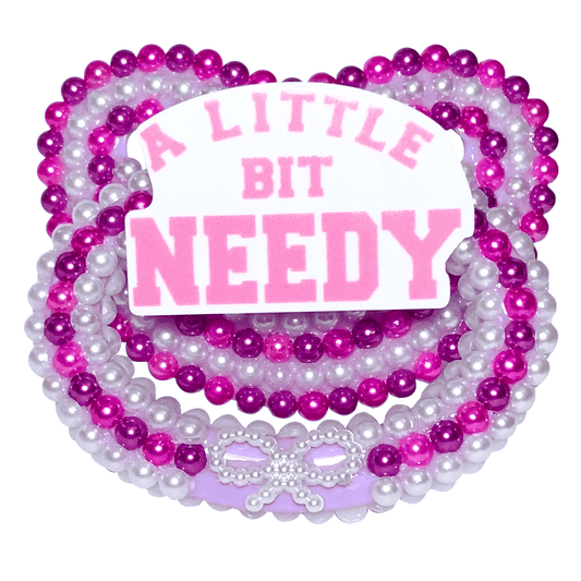 Baby Bear Pacis Adult Pacifier "A Little Bit Needy" Purple Adult Paci (DDLG/ABDL) - BBP