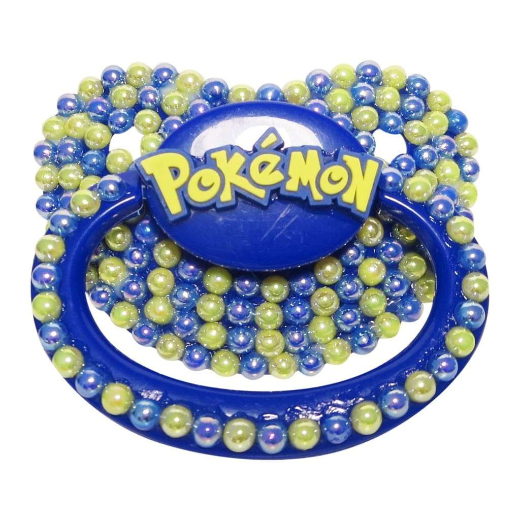 Baby Bear Pacis Adult Pacifier "Pokemon" Dark Blue Adult Paci (DDLG/ABDL) - BBP