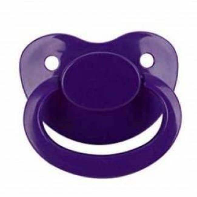 Baby Bear Pacis Dark Purple Adult Pacifier (#6) - BBP