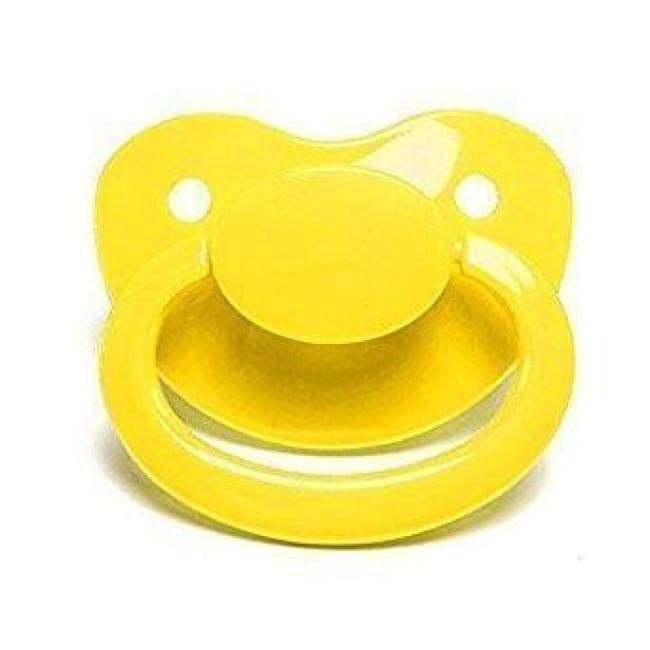 Baby Bear Pacis Yellow Adult Pacifier (#14) - BBP