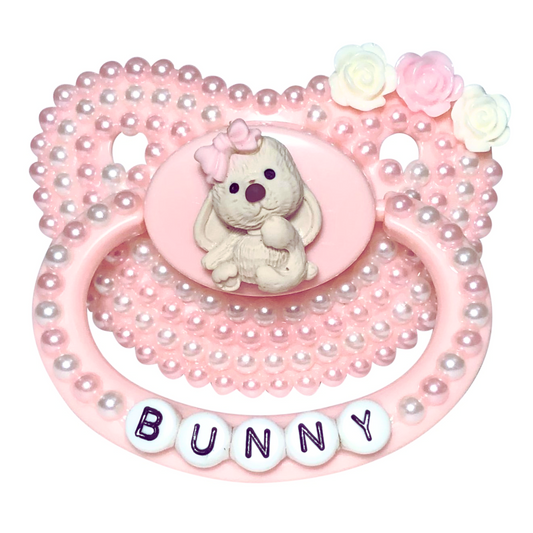 Baby Bear Pacis Adult Pacifier "Bunny" Pink Adult Paci (DDLG/ABDL)