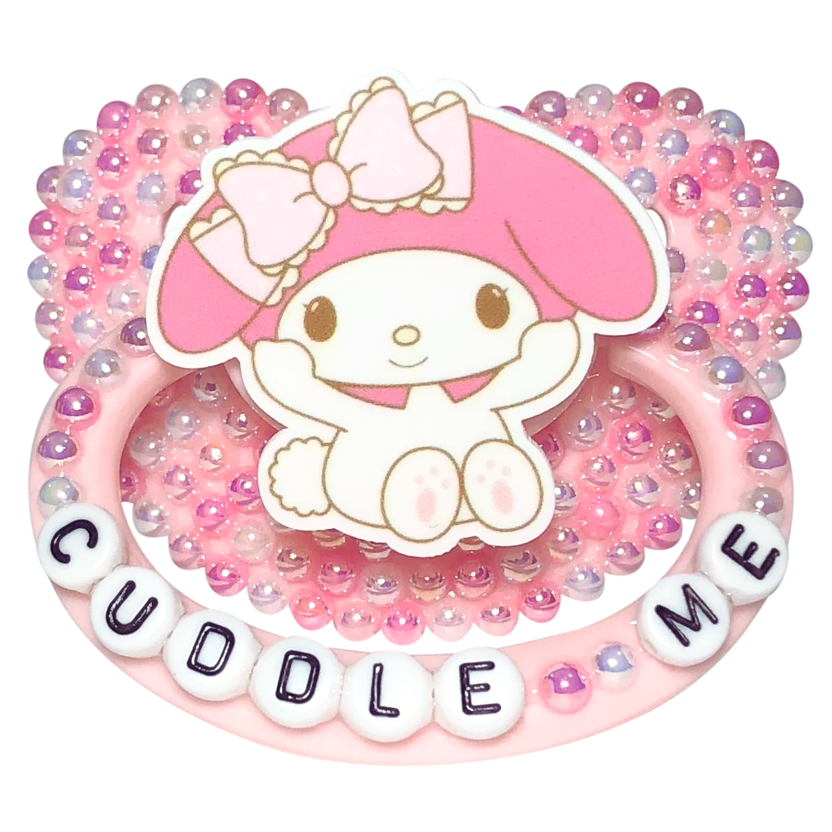 Baby Bear Pacis Adult Pacifier "Cuddle Me" Pink My Melody Adult Paci (DDLG/ABDL)