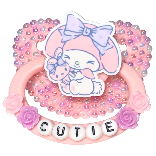 Baby Bear Pacis Adult Pacifier "Cutie" Pink My Melody Adult Paci (DDLG/ABDL)