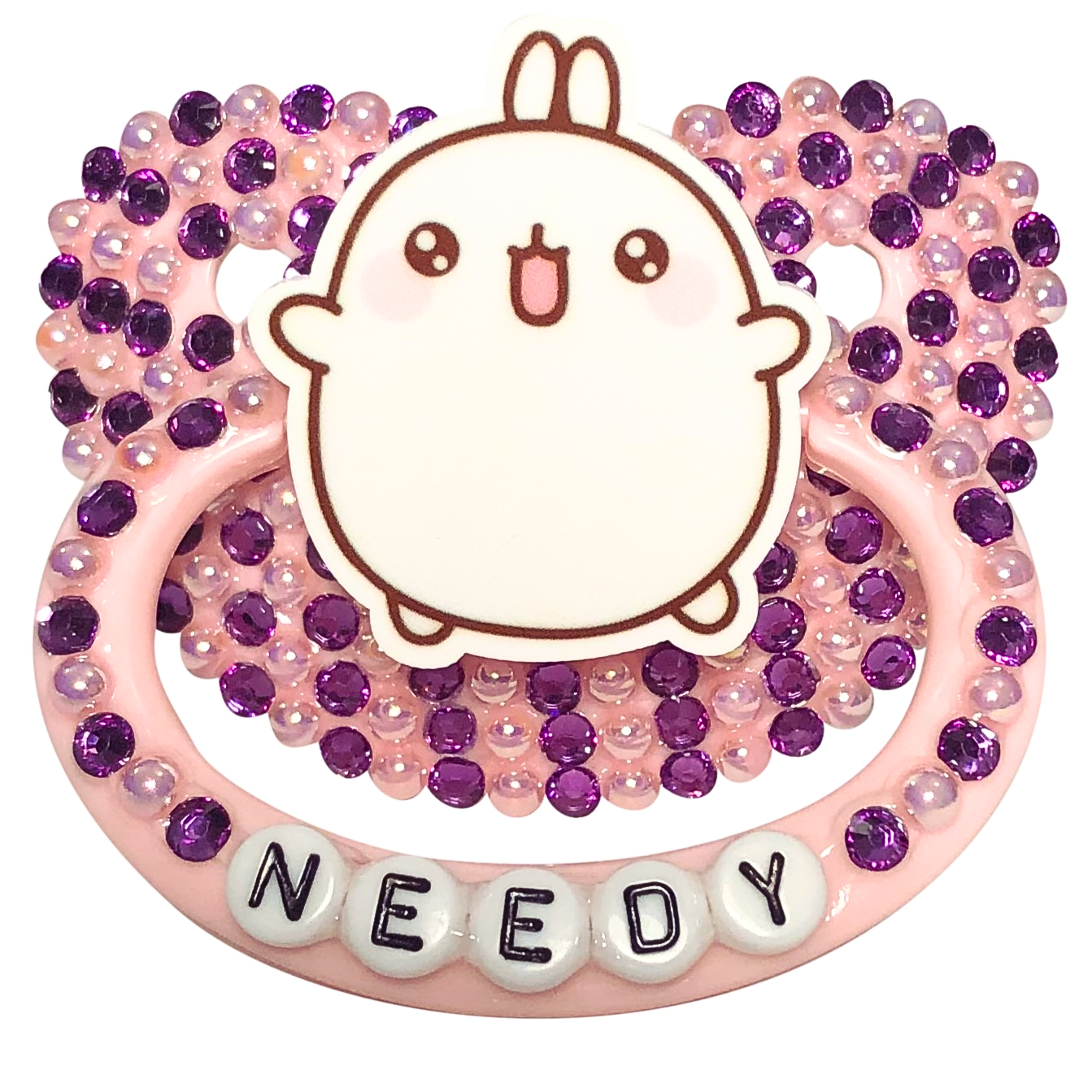 Baby Bear Pacis Adult Pacifier "Needy" Pink Molang Adult Paci (DDLG/ABDL)