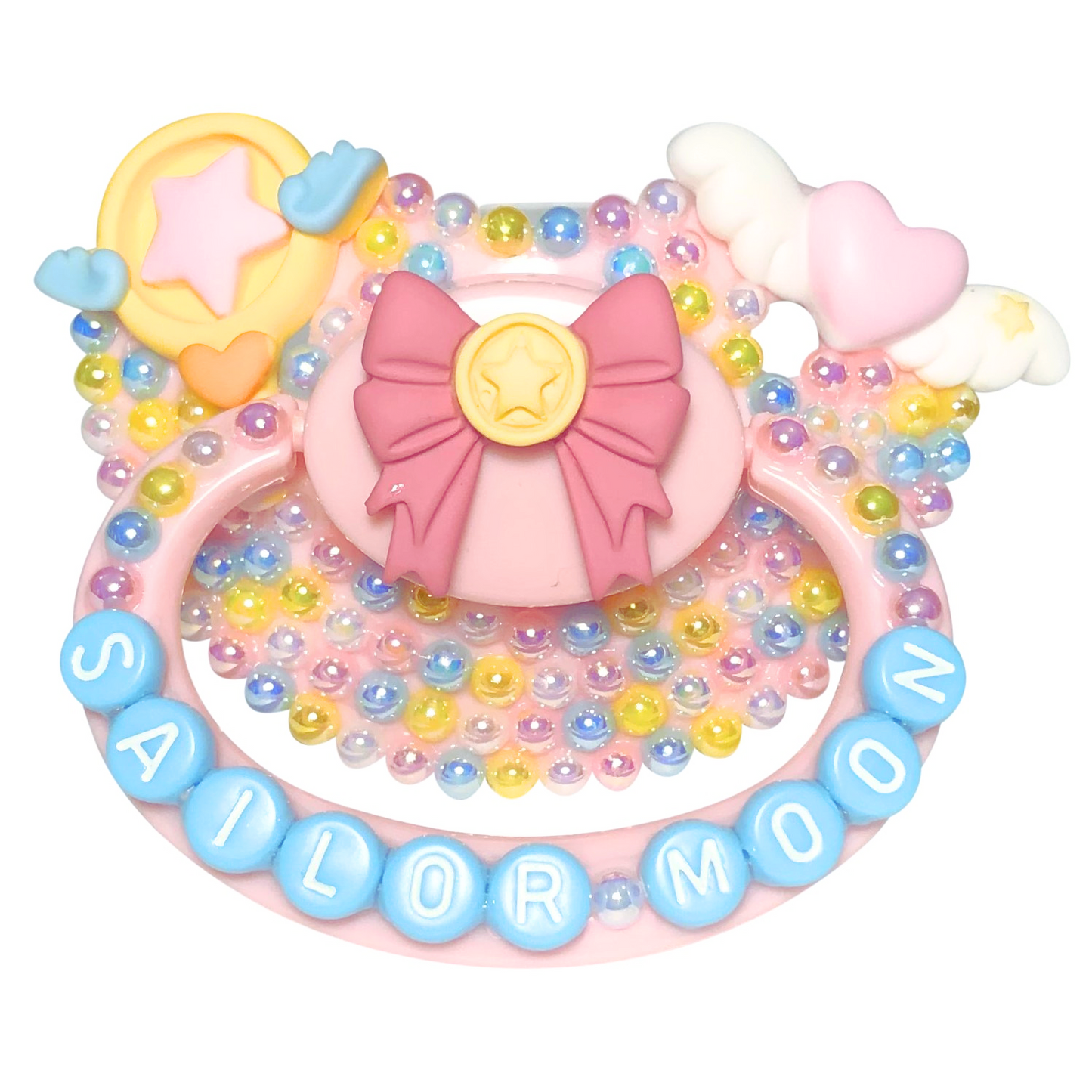 Baby Bear Pacis Adult Pacifier "Sailor Moon" Pink Adult Paci (DDLG/ABDL)