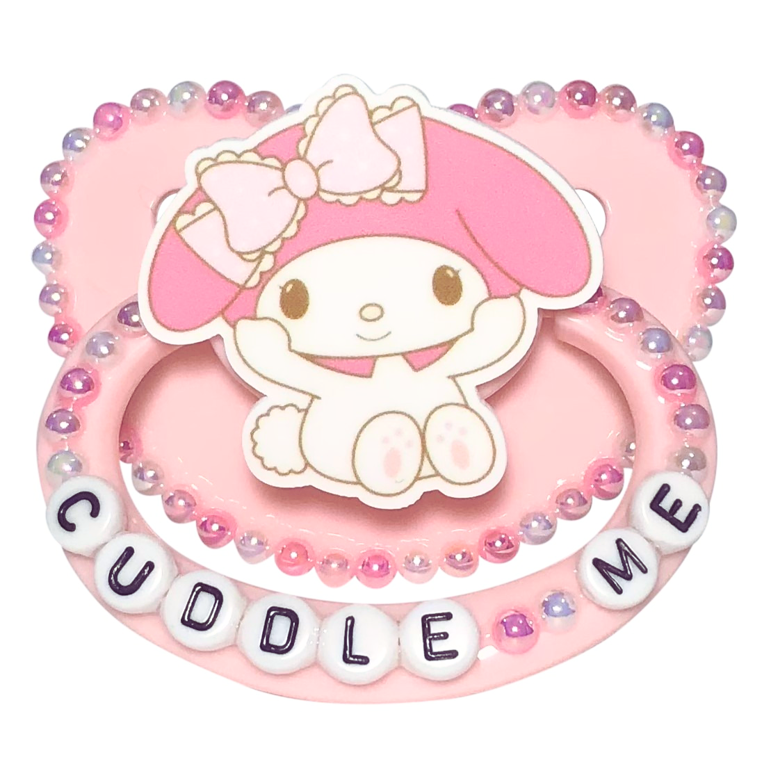 Baby Bear Pacis Adult Pacifier "Cuddle Me" Pink My Melody Adult Paci (DDLG/ABDL)