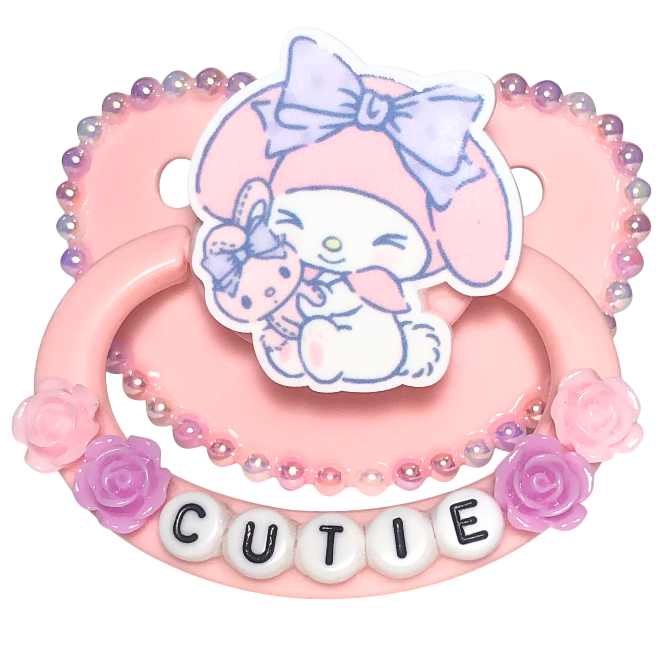 Baby Bear Pacis Adult Pacifier "Cutie" Pink My Melody Adult Paci (DDLG/ABDL)