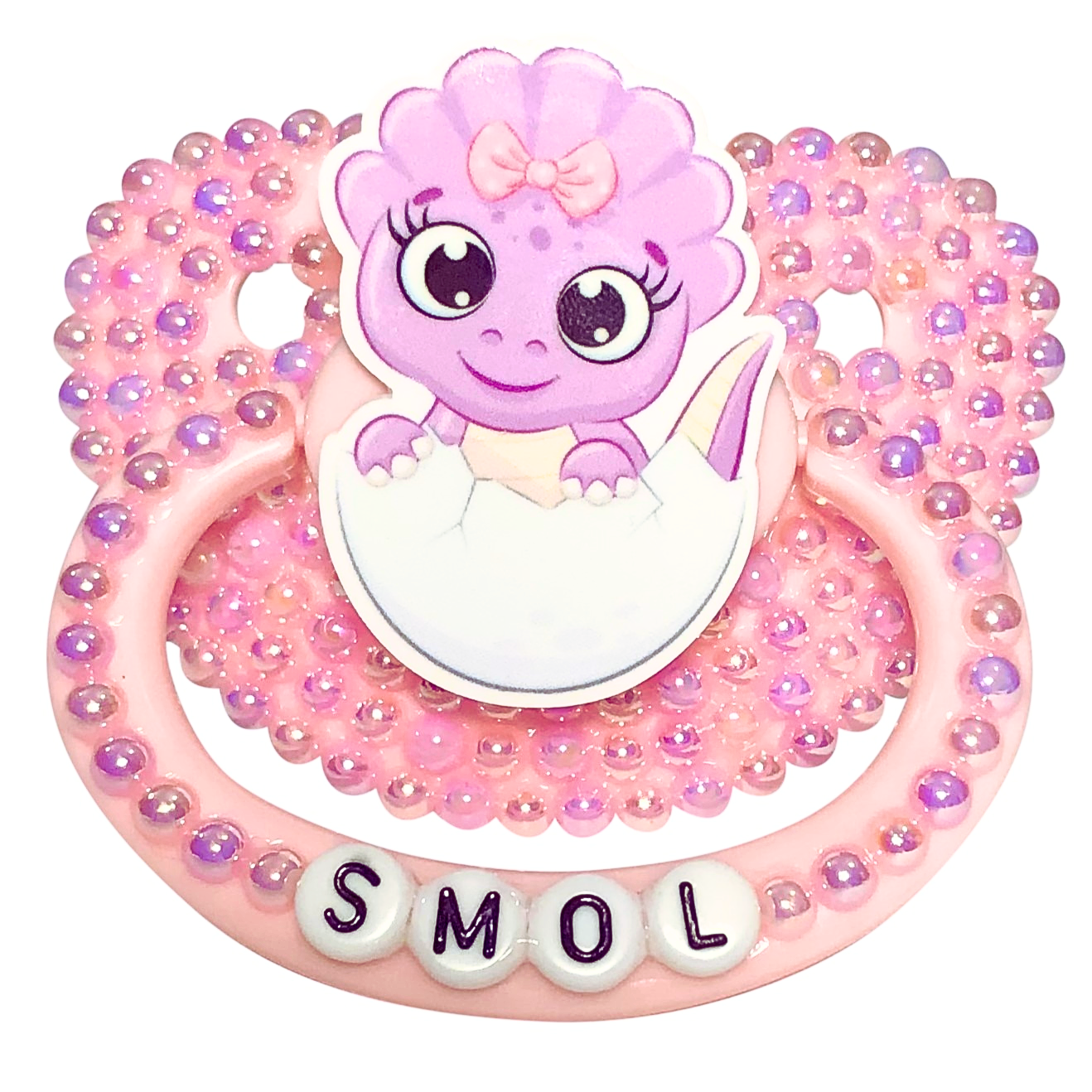 Baby Bear Pacis Adult Pacifier "Smol" Pink Adult Paci (DDLG/ABDL)